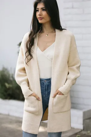 Bailey Puff Sleeve Cardigan