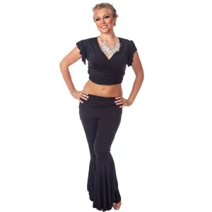 Belly Dance Lycra Top & Pants Costume Set |