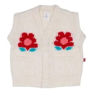 K72-APRIL WAISTCOAT-OFF WHITE