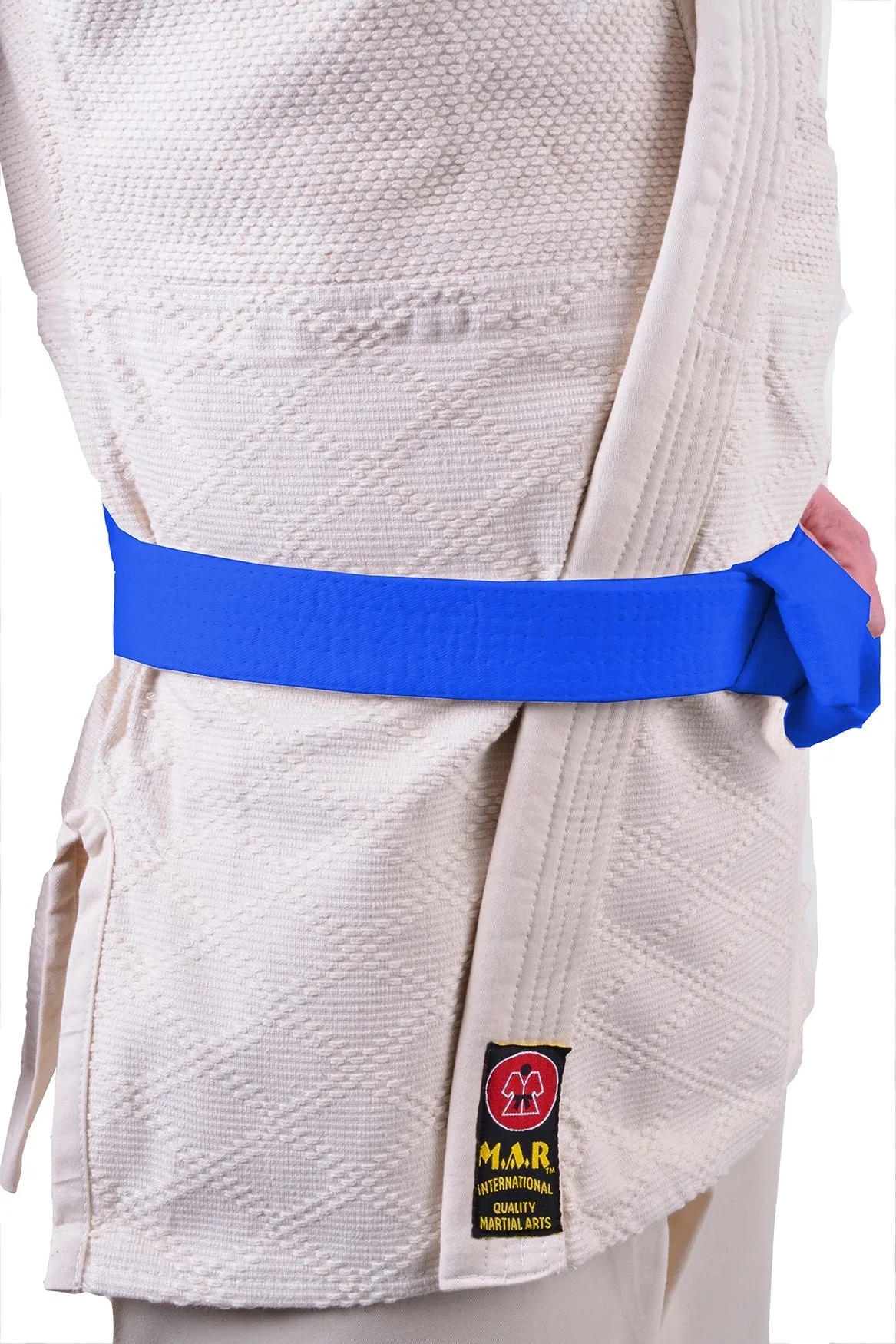 MAR-022 | Mediumweight Unbleached Judo Uniform For Intermediate Students   FREE BELT