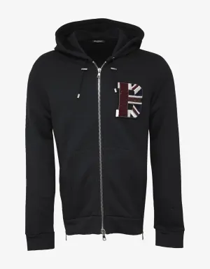 Navy Blue 'B' Flag Hoodie