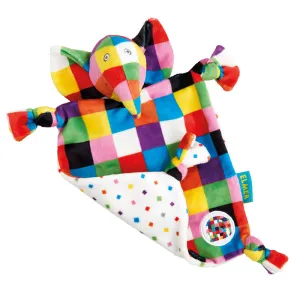 Rainbow Designs Elmer Rattle Comfort Blanket