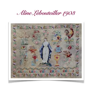 Reflets de Soie ~ Aline Lebouteiller 1903 Sampler Pattern