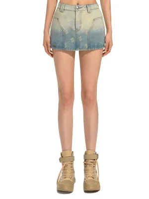 Starry Sky Denim Skirt